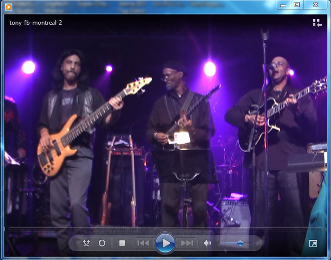 Tony with Jack Ashford Funk Bros. in Motreal, Canada doing "What's Going On" excerpt